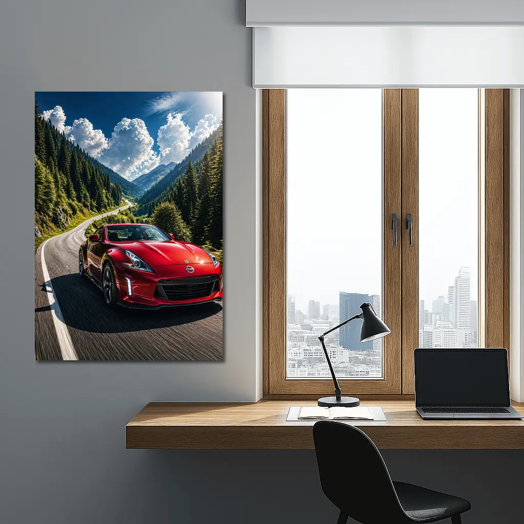 Nissan 370Z Red Mountain Road Drive – Wall Art
