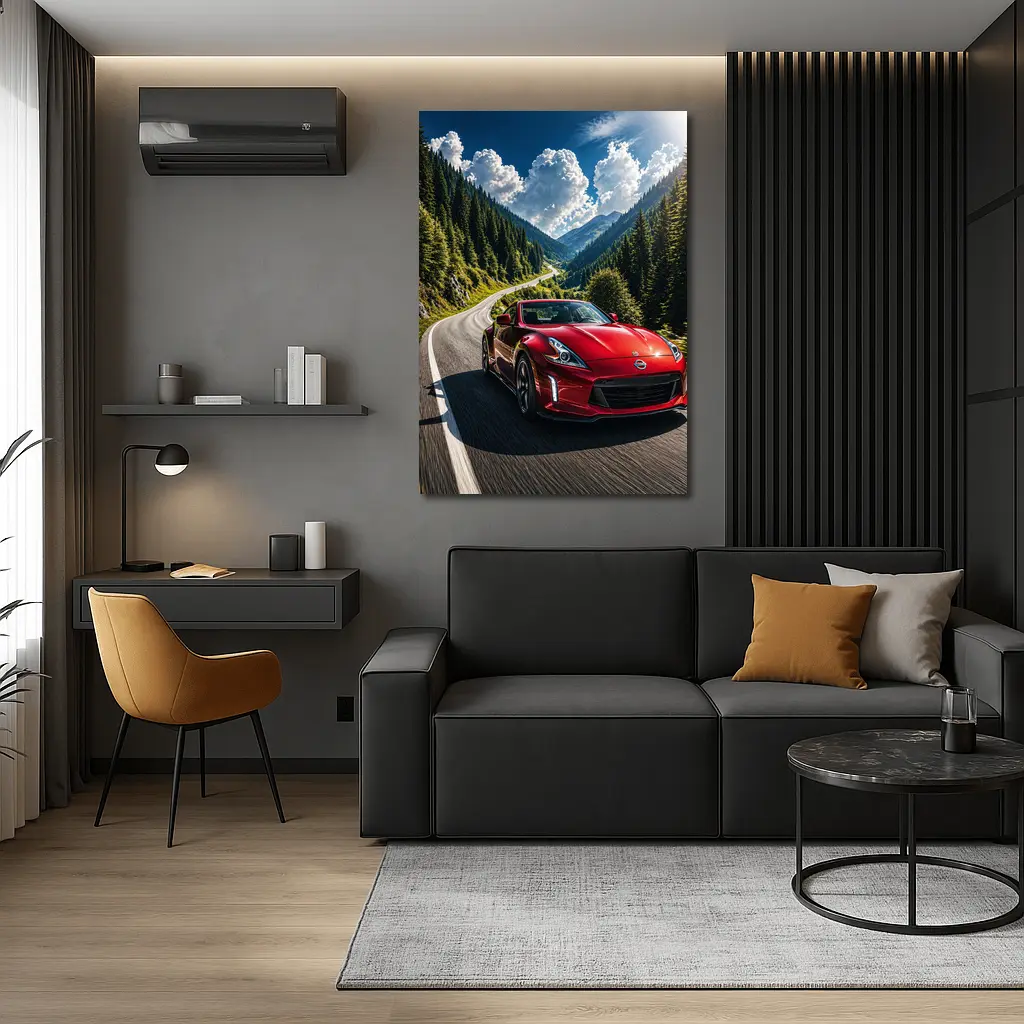 Nissan 370Z Red Mountain Road Drive – Wall Art