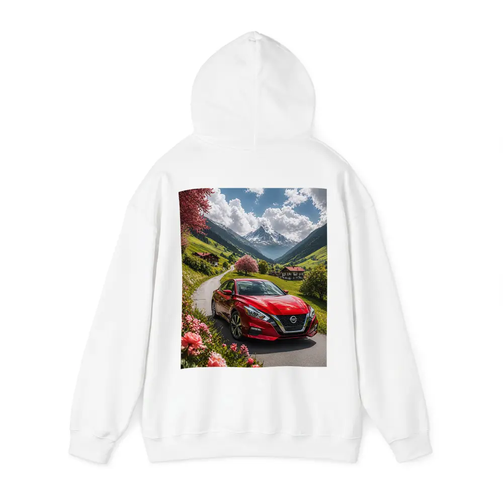 Nissan Altima Red Sedan Alpine Valley Road – Hoodies