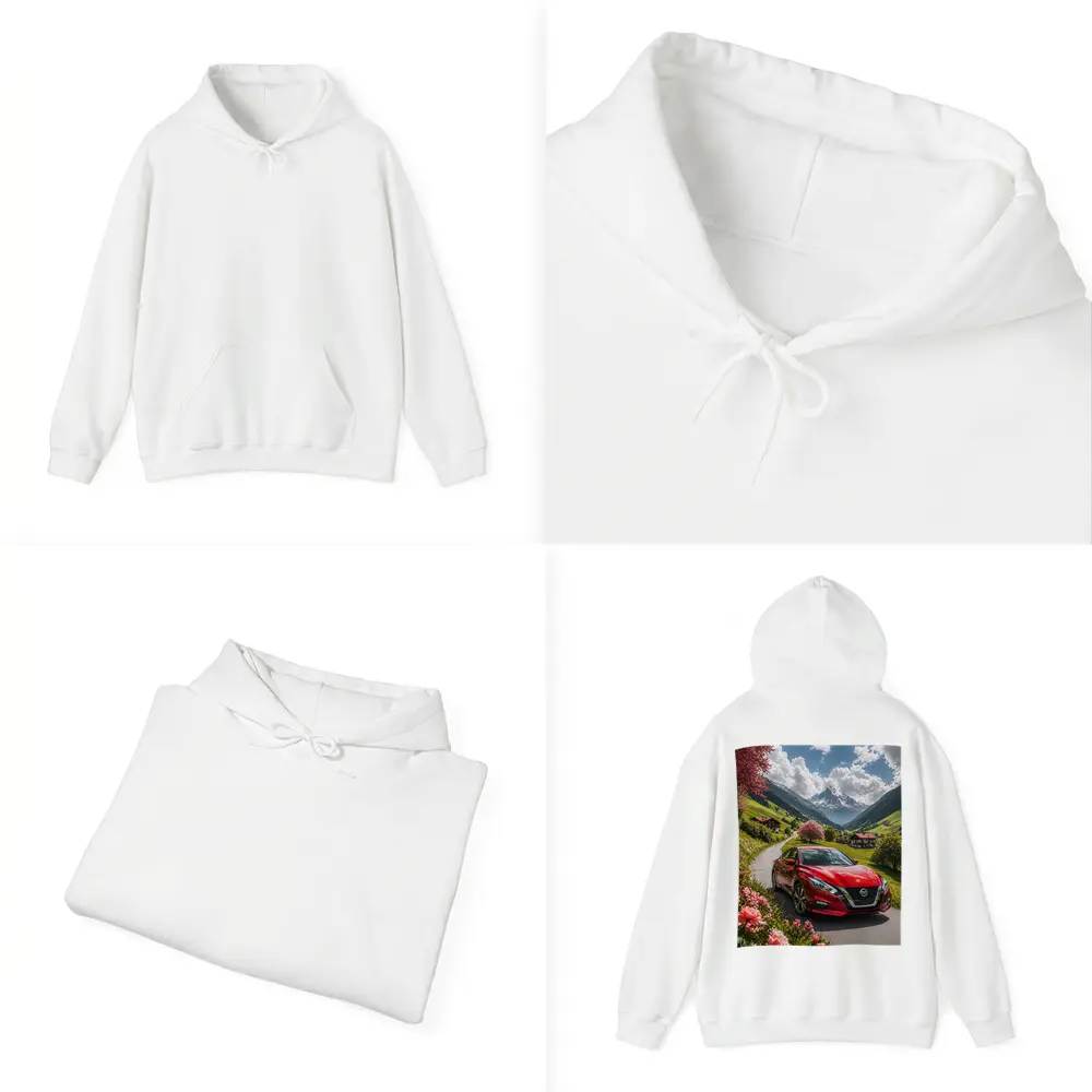 Nissan Altima Red Sedan Alpine Valley Road – Hoodies