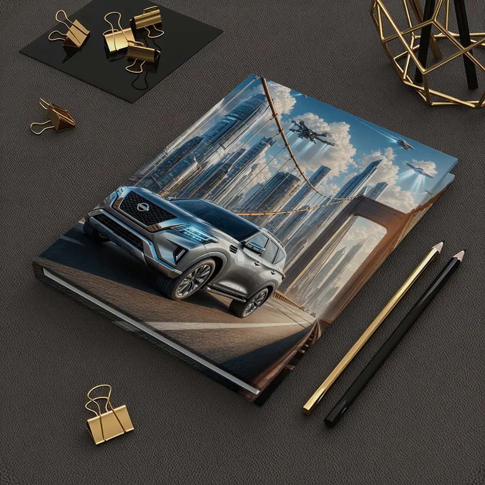 Nissan Armada SUV On Futuristic Bridge – Notebooks