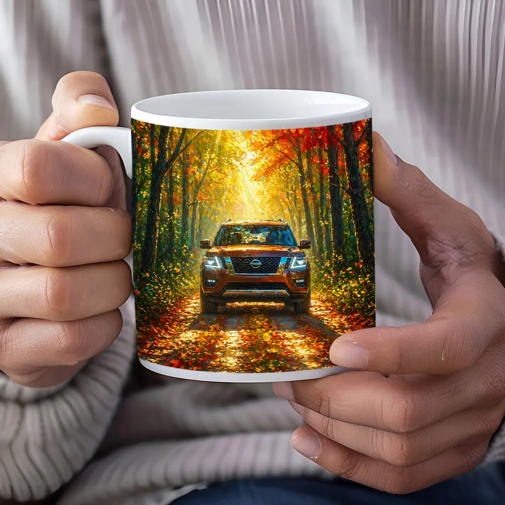 Nissan Armada SUV Autumn Forest Drive – Mugs