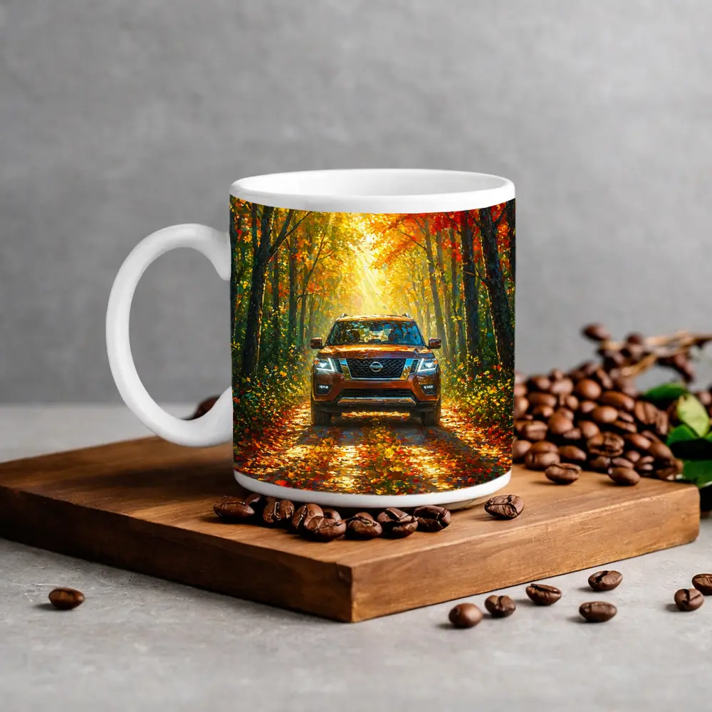 Nissan Armada SUV Autumn Forest Drive – Mugs