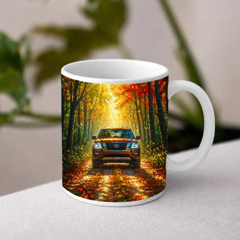 Nissan Armada SUV Autumn Forest Drive – Mugs