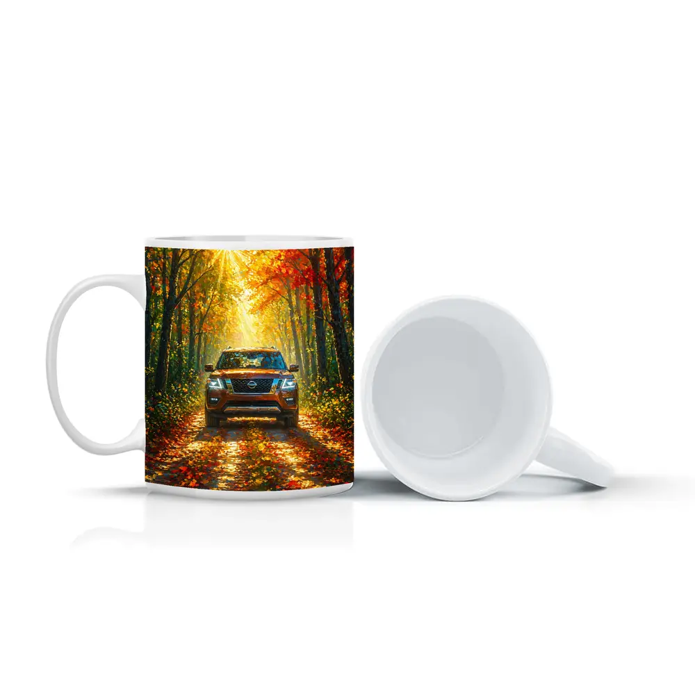 Nissan Armada SUV Autumn Forest Drive – Mugs