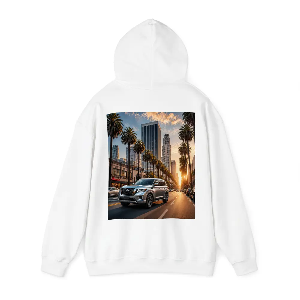Nissan Armada Cruising Los Angeles Sunset Street – Hoodies