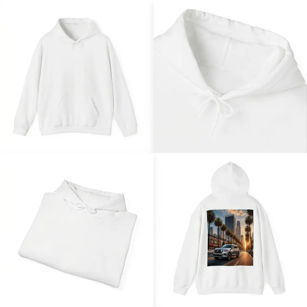 Nissan Armada Cruising Los Angeles Sunset Street – Hoodies