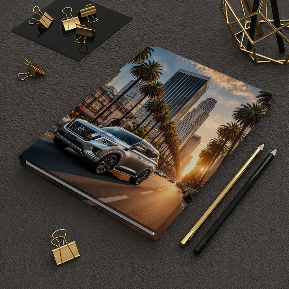 Nissan Armada Cruising Los Angeles Sunset Street – Notebooks