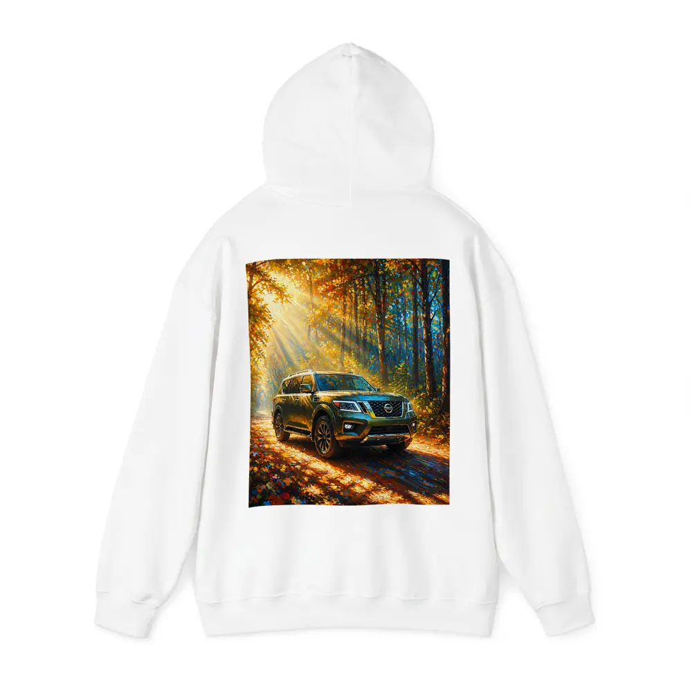 Nissan Armada Forest Autumn Impressionism Art – Hoodies