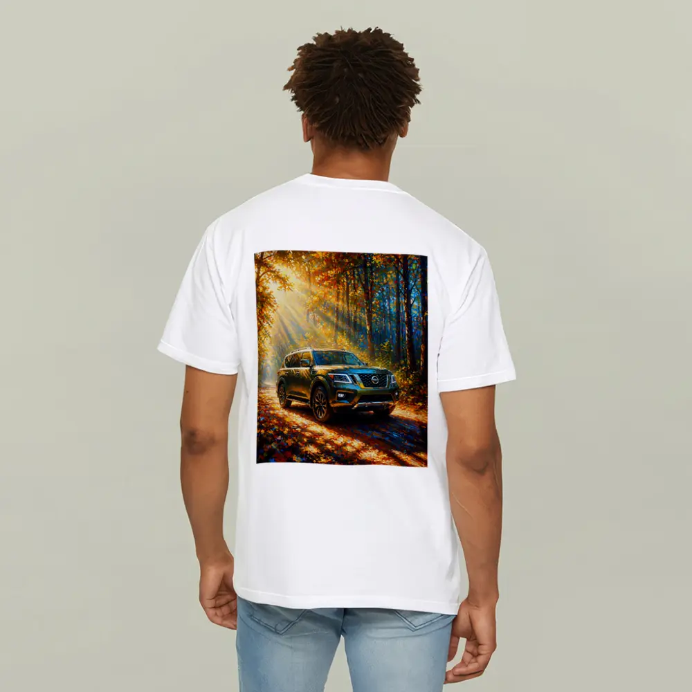 Nissan Armada Forest Autumn Impressionism Art – T-Shirts