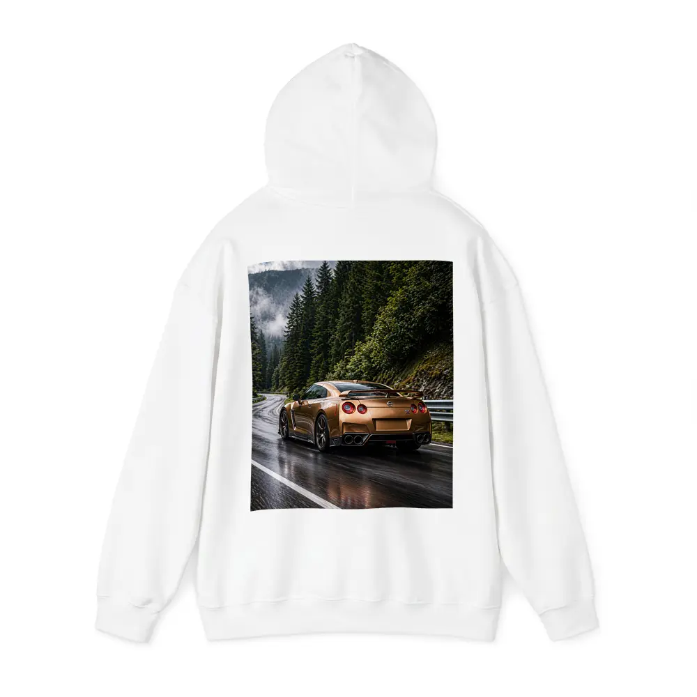 Nissan GT-R Gold Wet Mountain Road – Hoodies