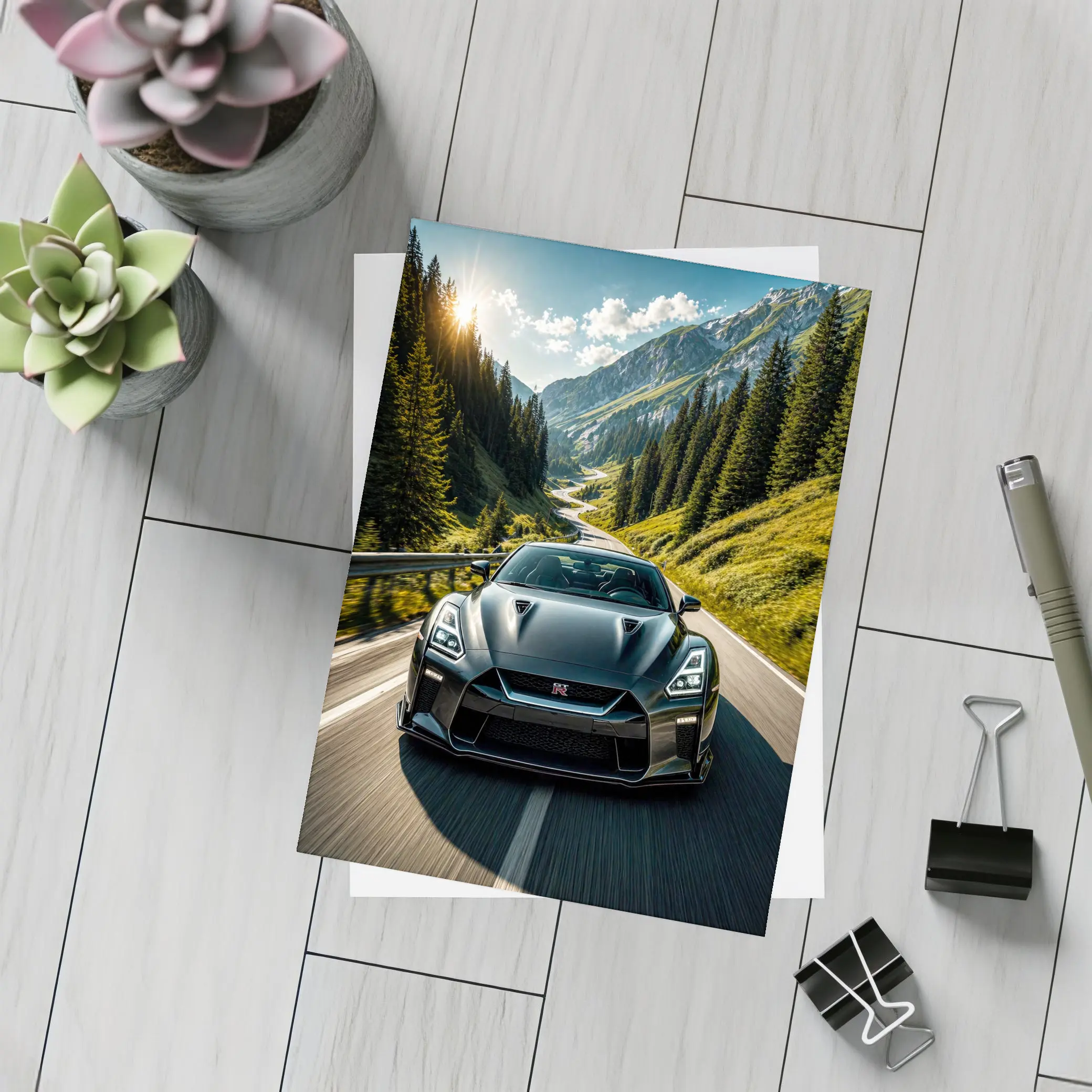 Nissan GT-R Black Mountain Road Drive – Postcards