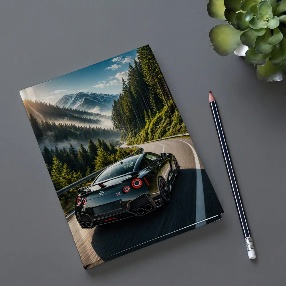 Nissan GT-R Driving Mountain Forest Road – Notebooks