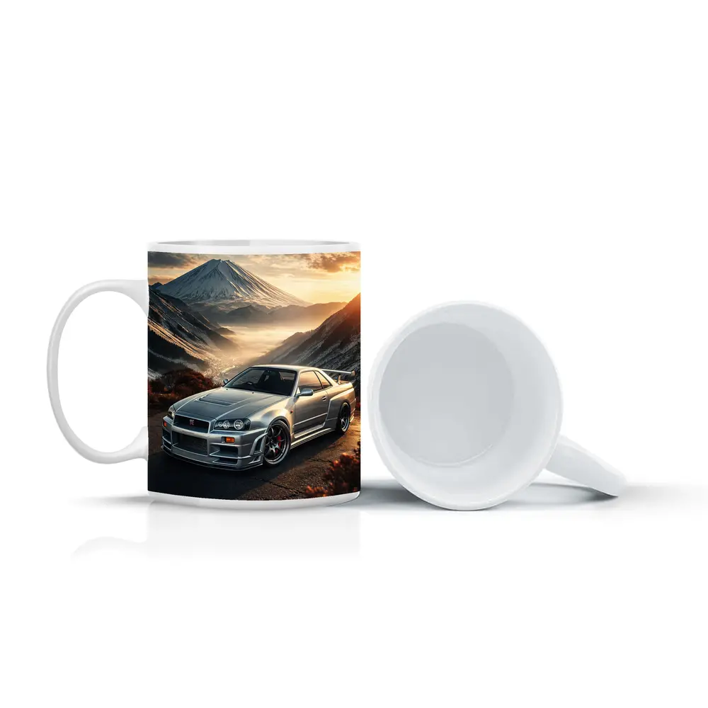 Nissan Skyline GT-R R34 Mountain Sunset – Mugs
