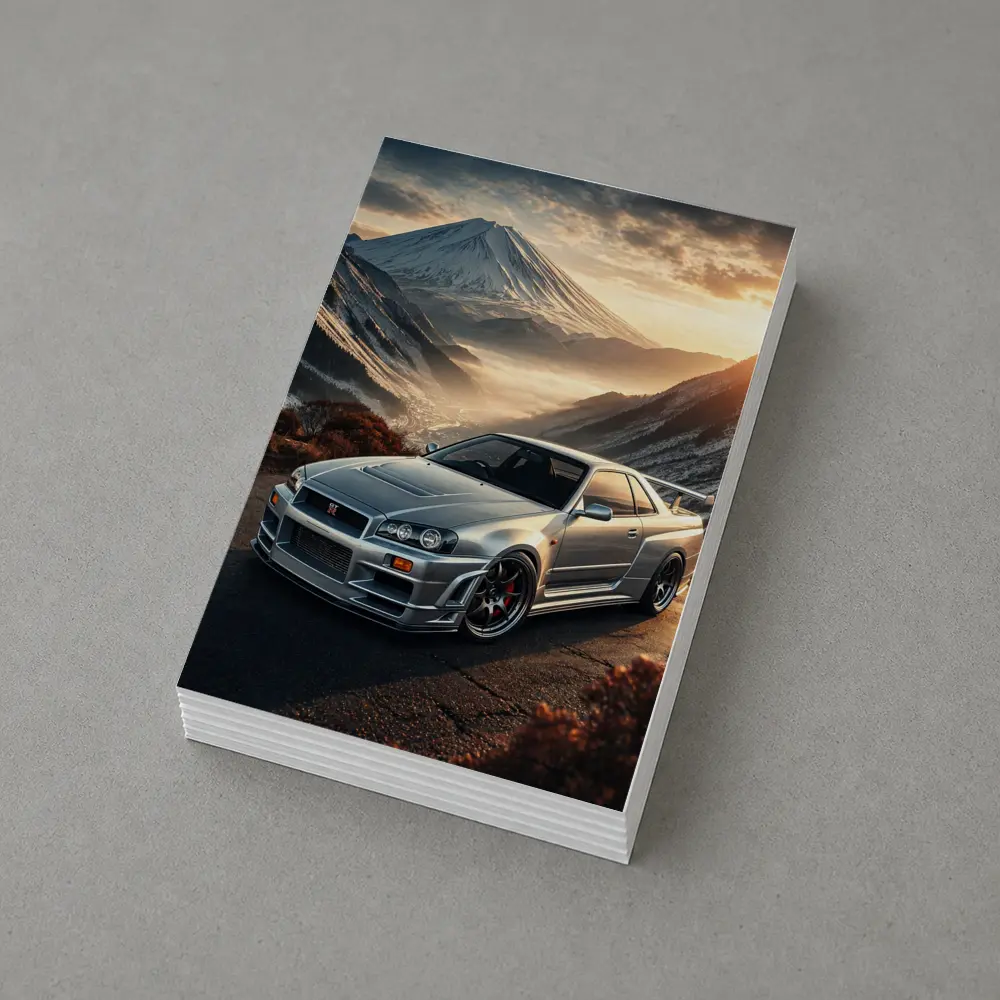 Nissan Skyline GT-R R34 Mountain Sunset – Postcards