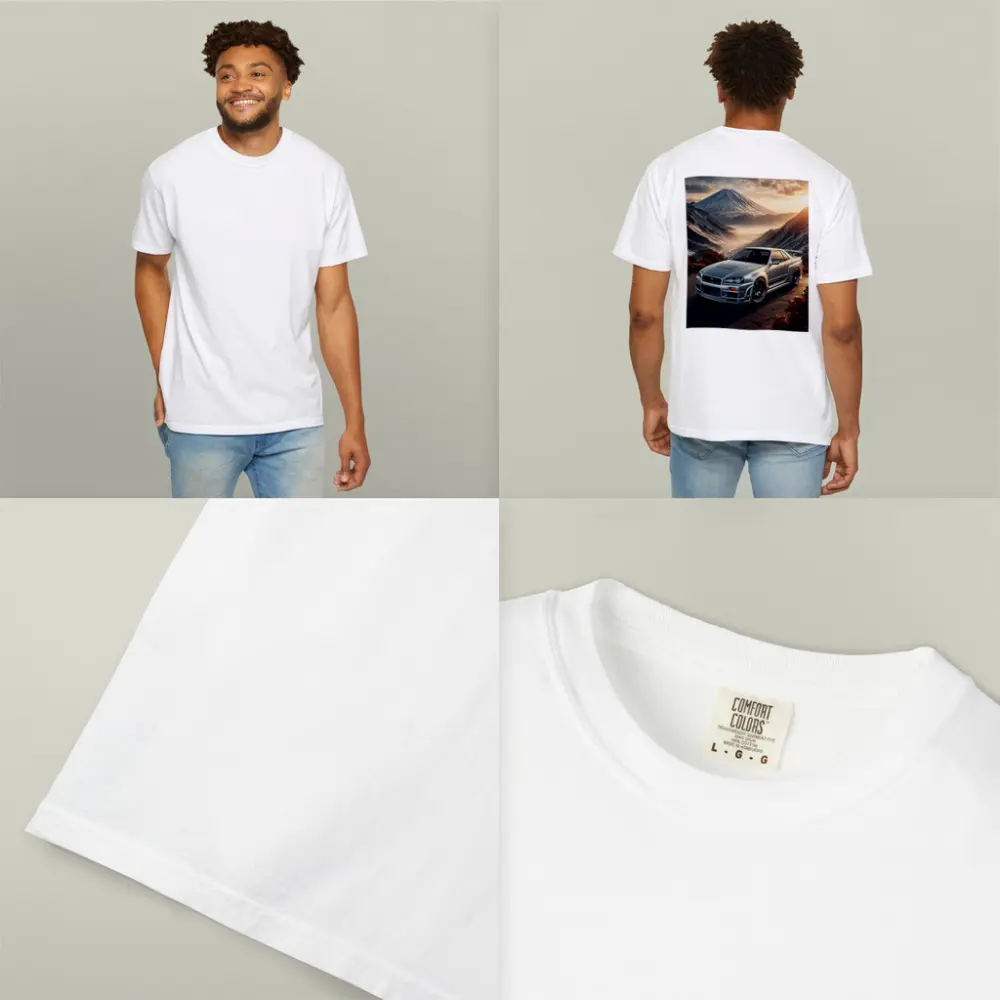 Nissan Skyline GT-R R34 Mountain Sunset – T-Shirts