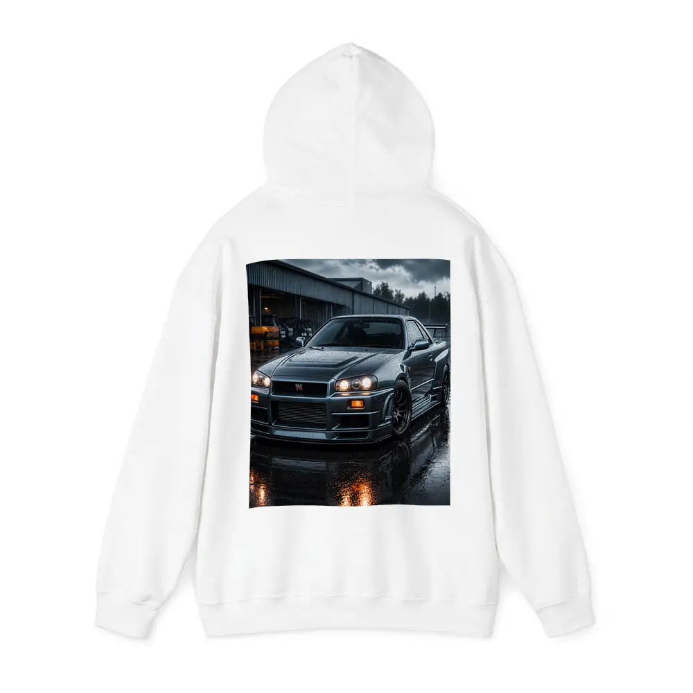 Nissan Skyline GT-R R34 Rainy Dark Setting – Hoodies