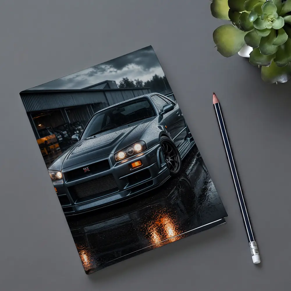 Nissan Skyline GT-R R34 Rainy Dark Setting – Notebooks