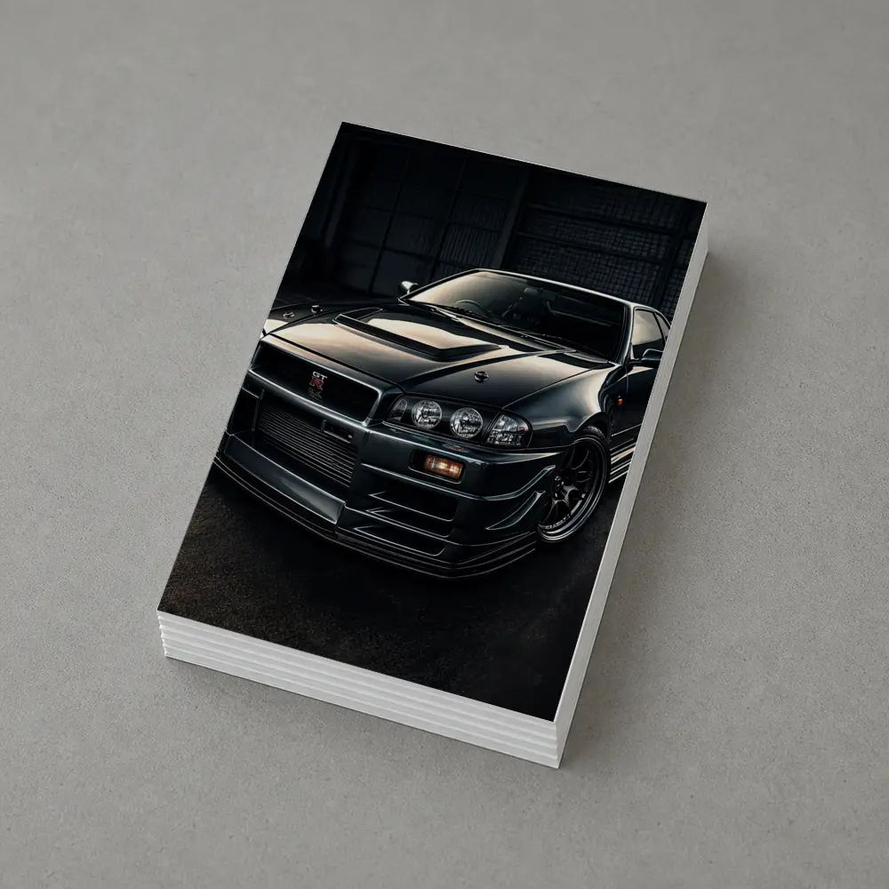 Nissan Skyline GT R Dark Garage – Postcards