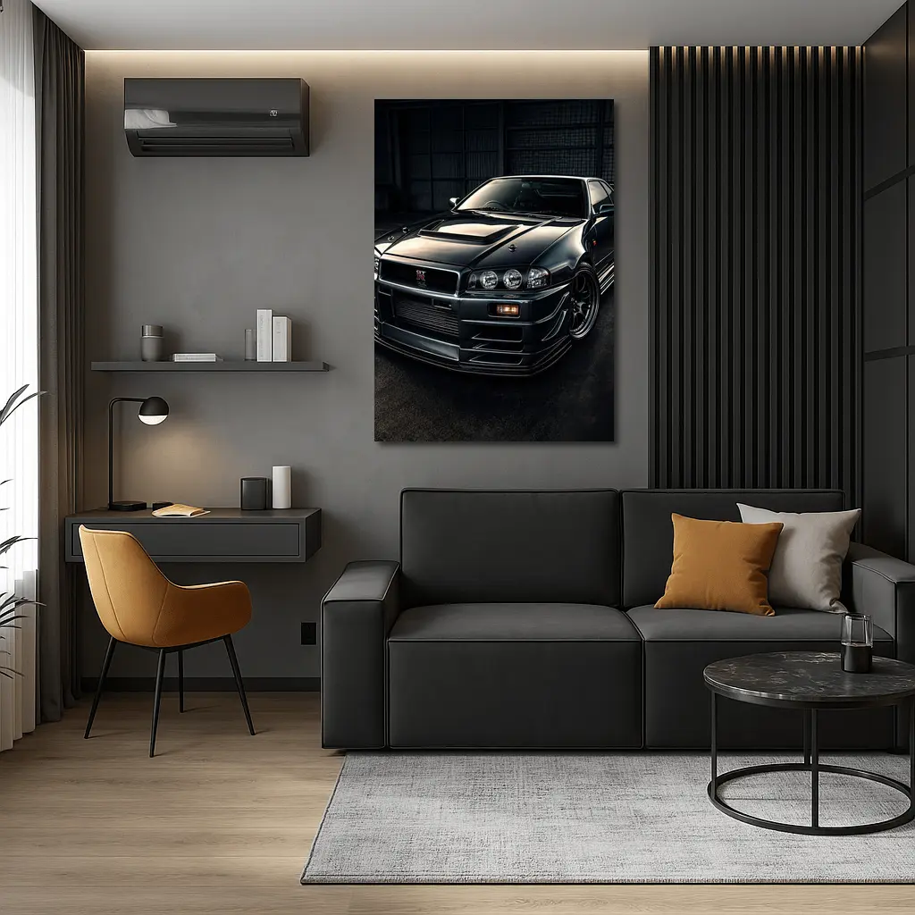 Nissan Skyline GT R Dark Garage – Wall Art