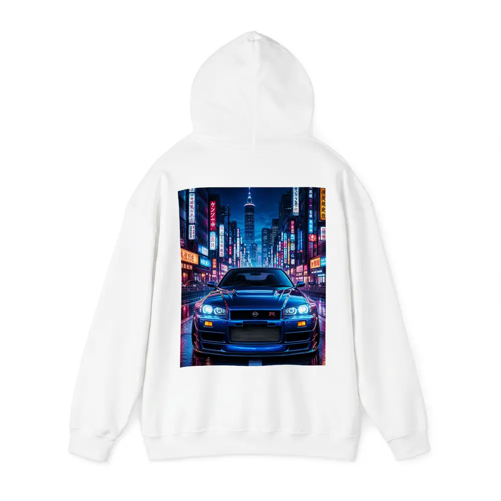 Nissan Skyline GT-R Neon Tokyo Night Street – Hoodies