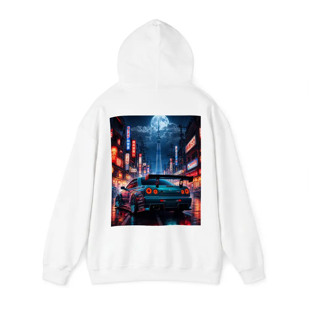 Nissan Skyline GTR Tokyo Neon Night Streets – Hoodies