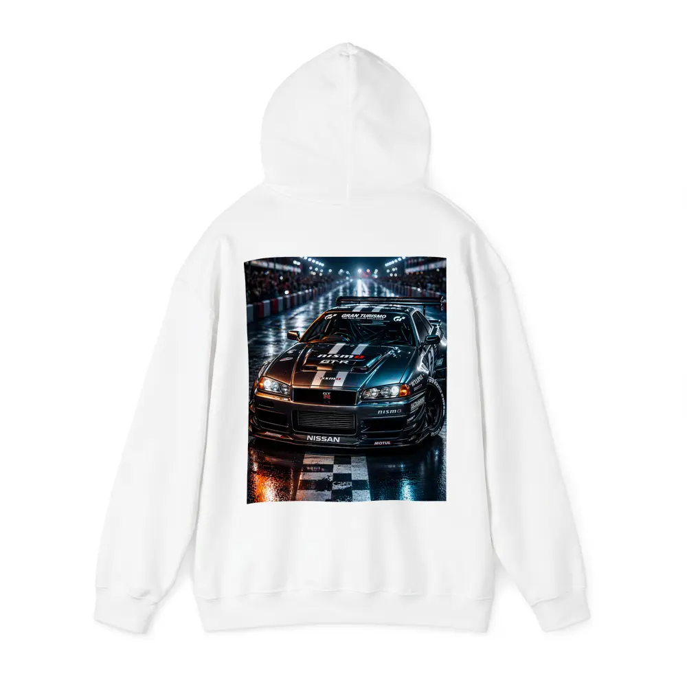 Nissan Skyline GT-R Nismo Race Track Night – Hoodies