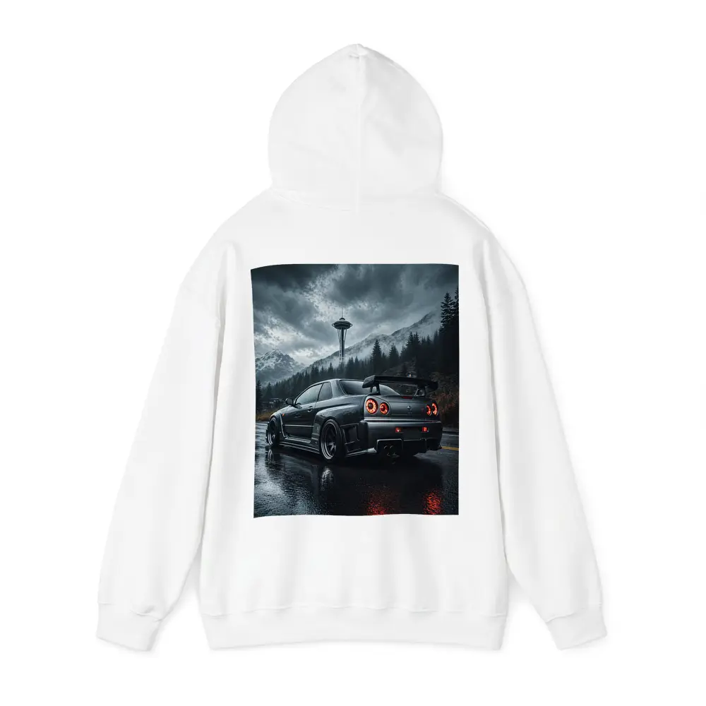 Nissan Skyline GT-R Rainy Dark Mountain Road – Hoodies