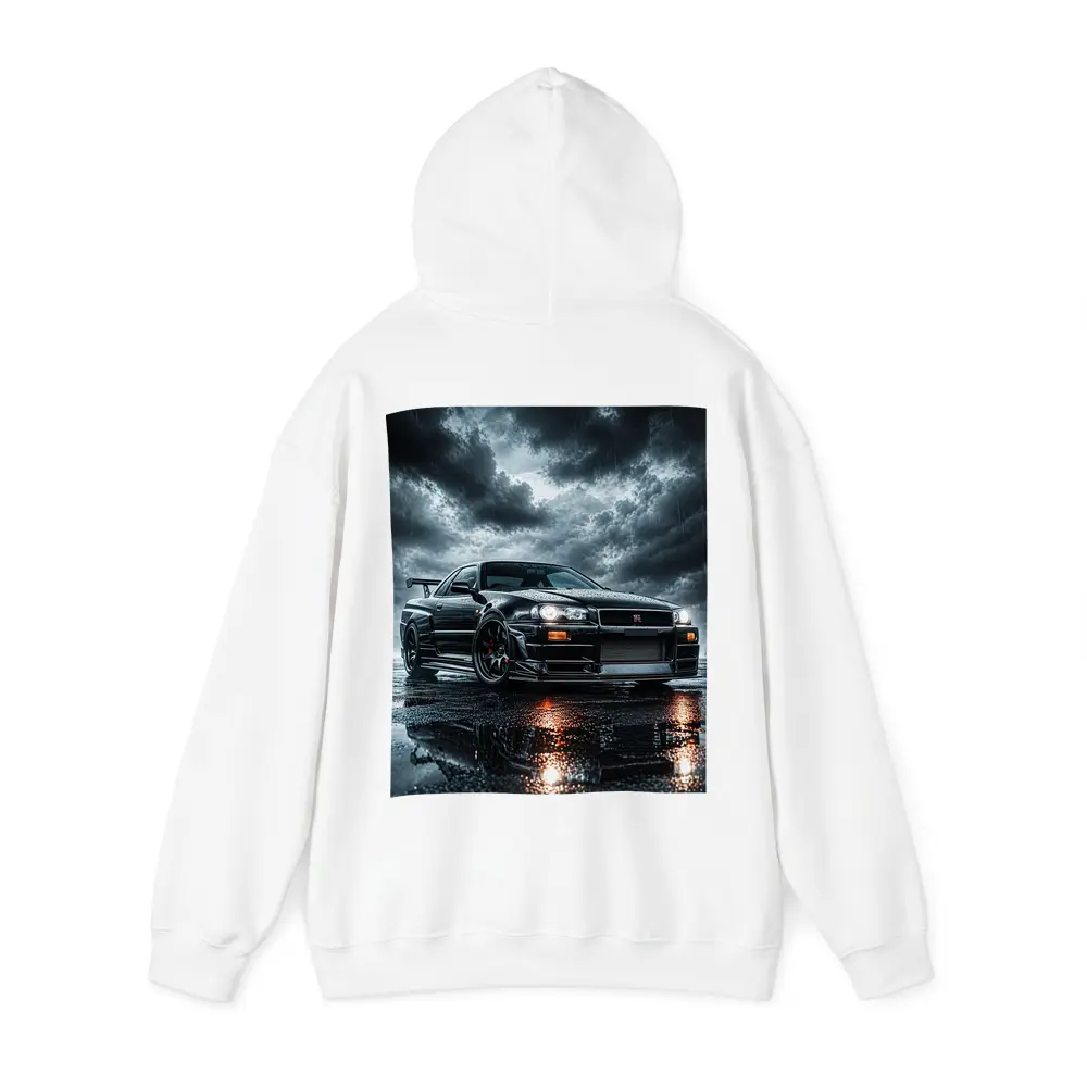 Nissan Skyline GT-R Black Rainy Storm – Hoodies