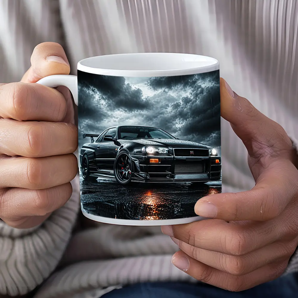 Nissan Skyline GT-R Black Rainy Storm – Mugs