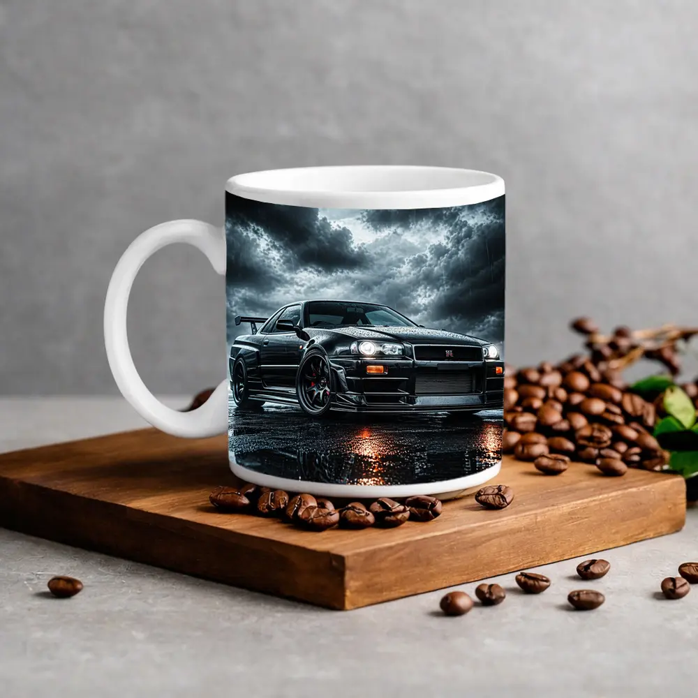 Nissan Skyline GT-R Black Rainy Storm – Mugs