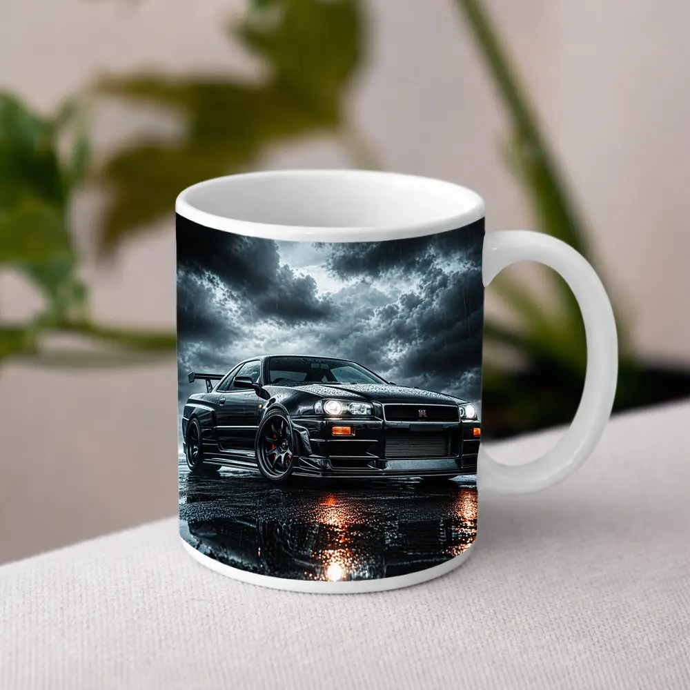 Nissan Skyline GT-R Black Rainy Storm – Mugs