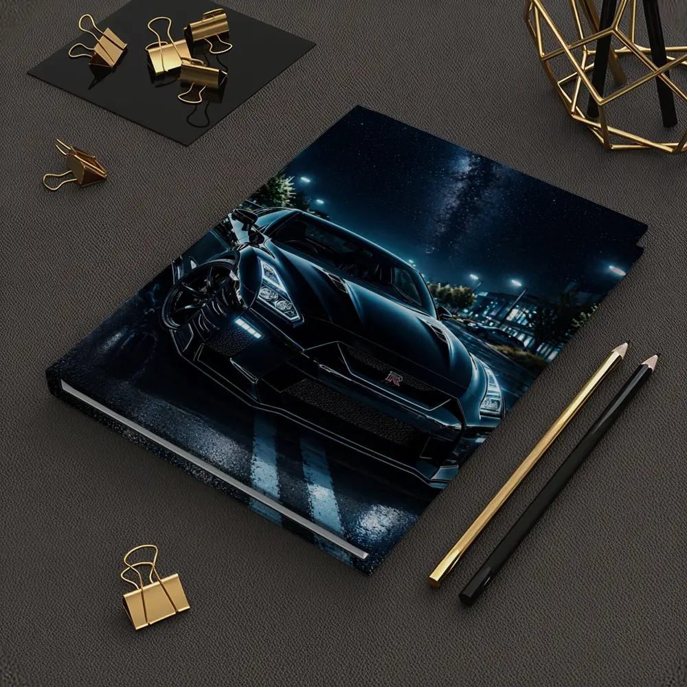 Nissan GT-R Black Night Wet Street – Notebooks