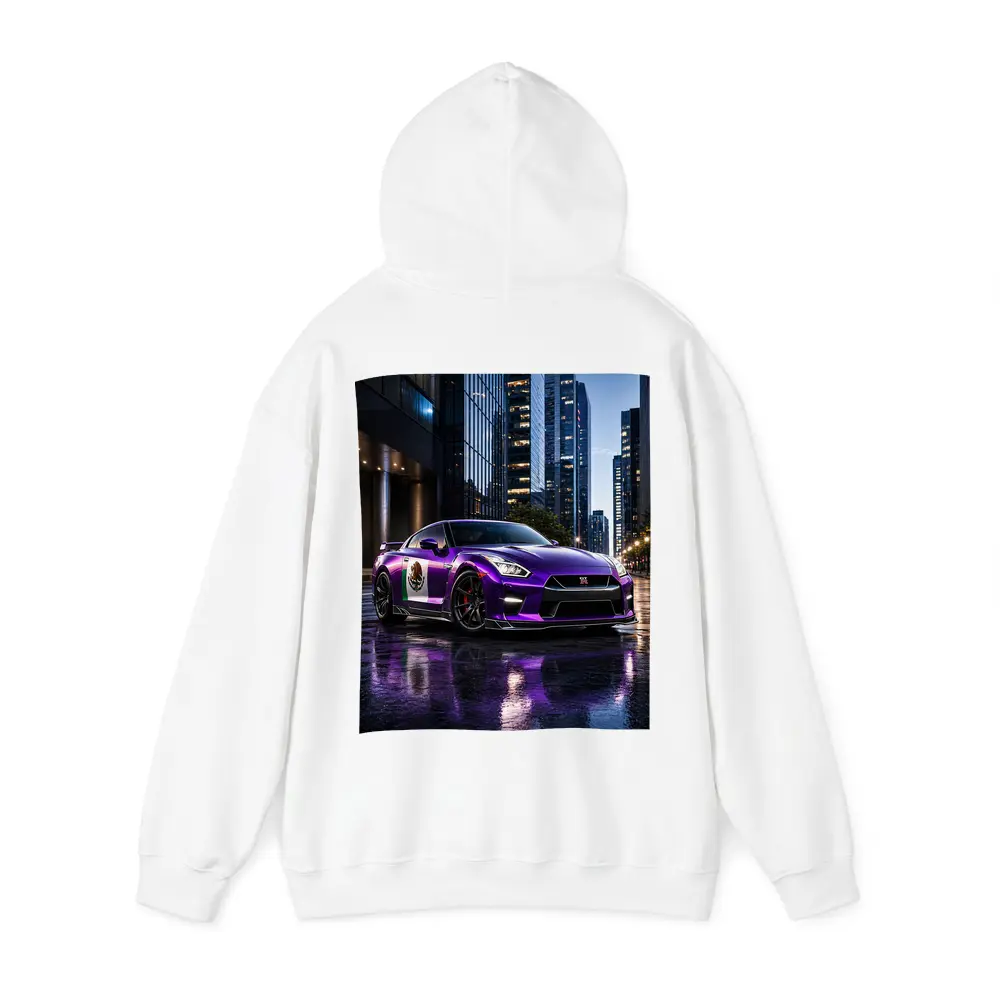 Nissan GT-R Purple Mexican Flag City Night – Hoodies