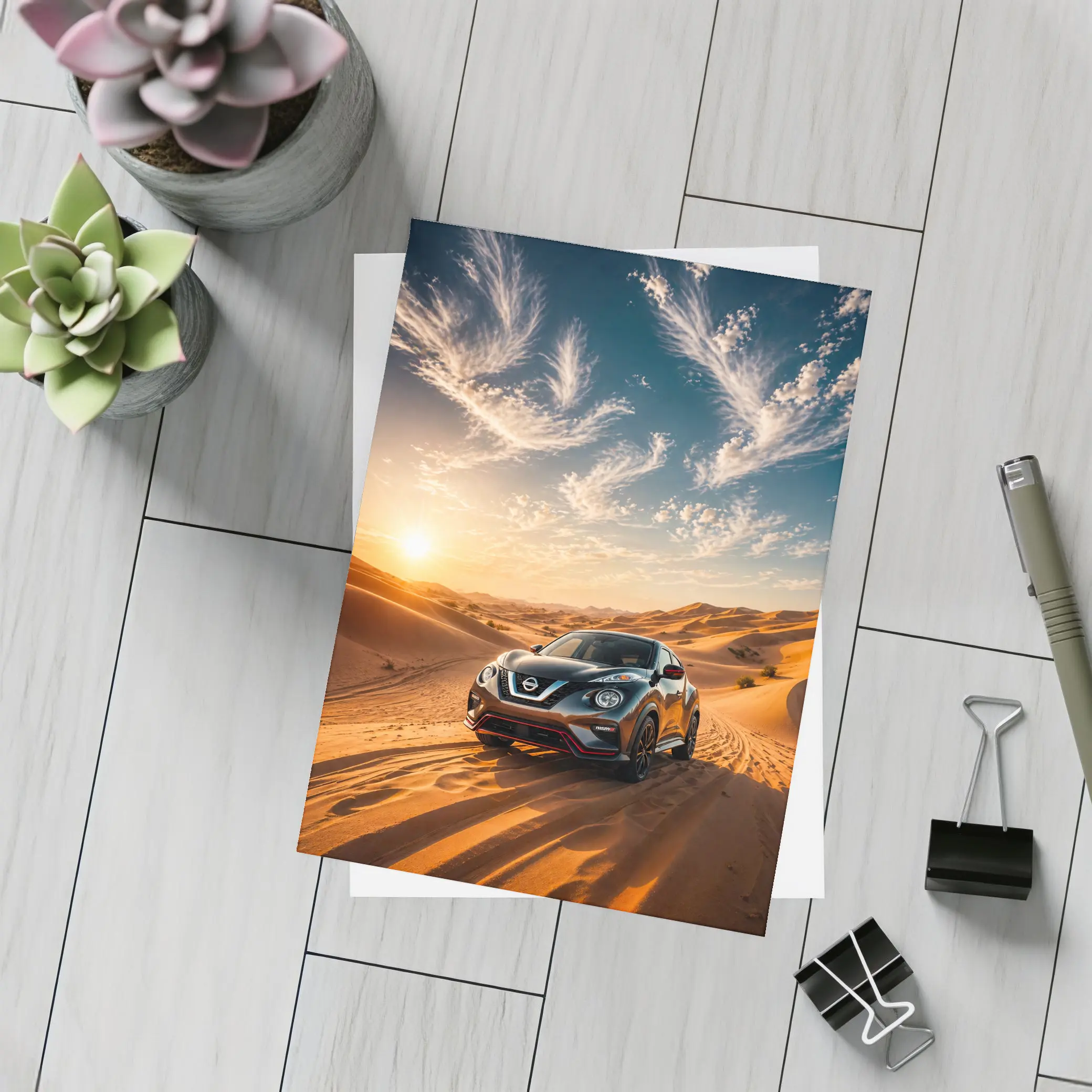Nissan Juke Nismo Desert Sunset Drive – Postcards
