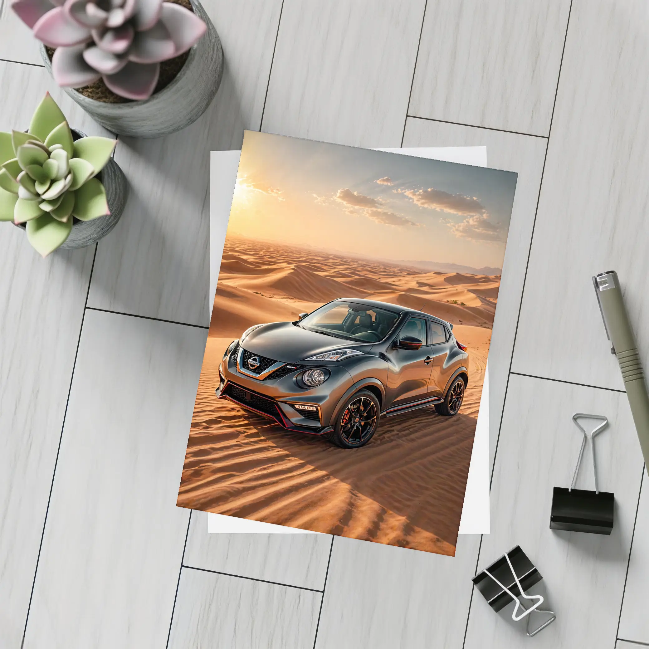 Nissan Juke Nismo Desert Sunset Drive – Postcards