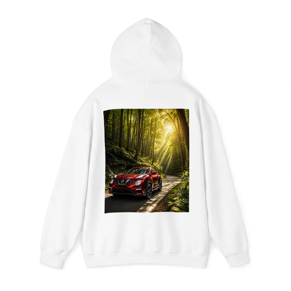 Nissan Juke Nismo Red Forest Road Drive – Hoodies