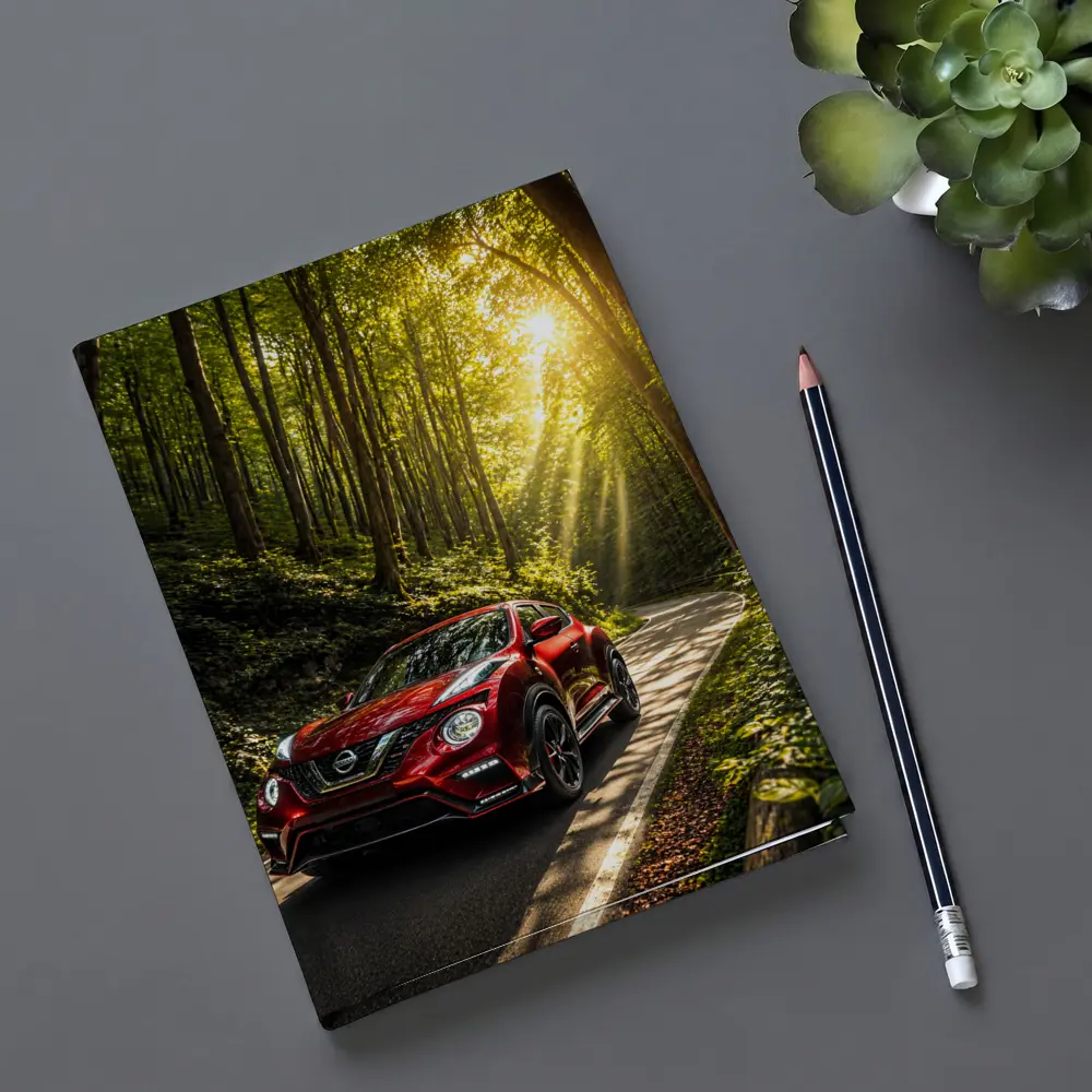 Nissan Juke Nismo Red Forest Road Drive – Notebooks