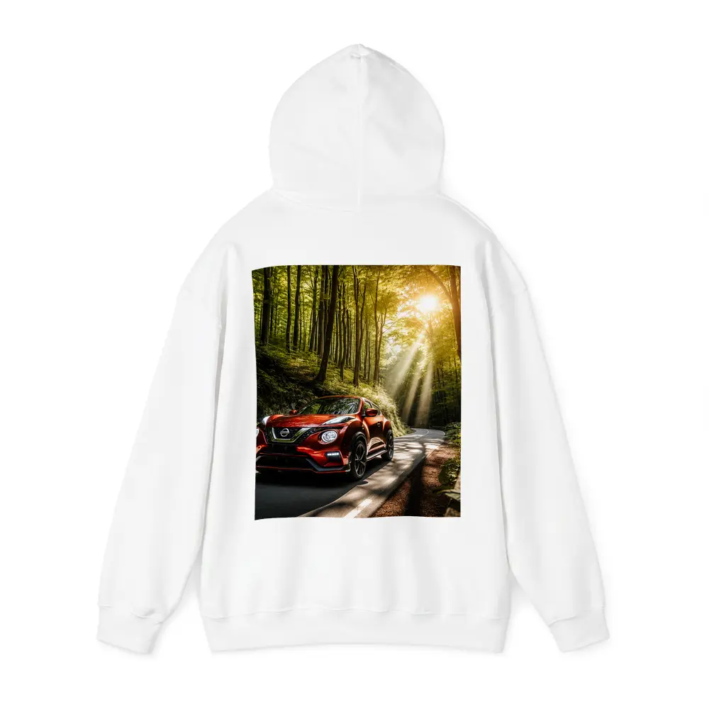 Nissan Juke Nismo Red Forest Road Drive – Hoodies