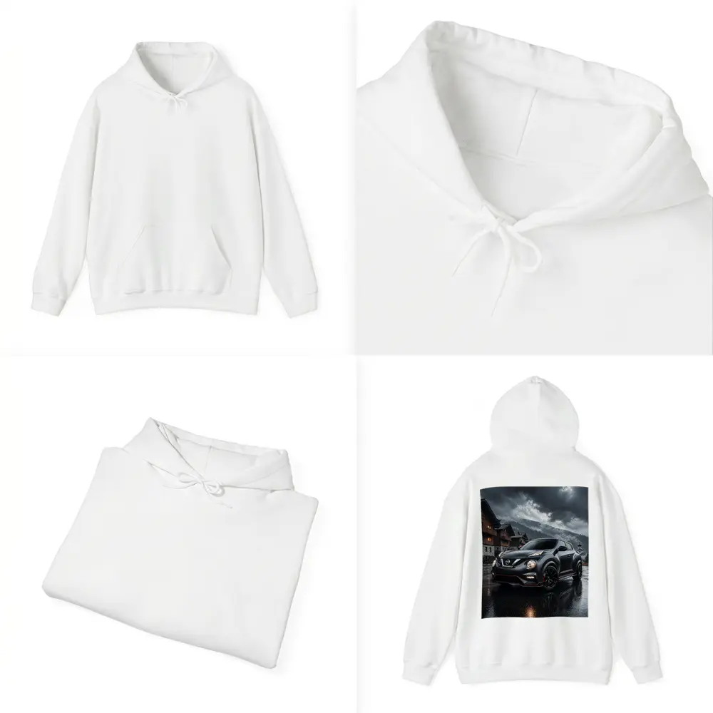 Nissan Juke Nismo Dark Rainy Mountain Village – Hoodies