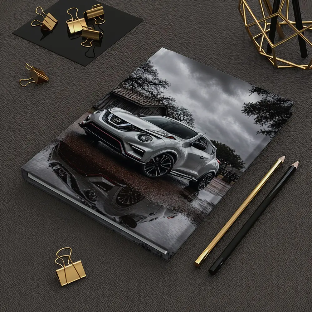 Nissan Juke Nismo Silver Rainy Rural Setting – Notebooks