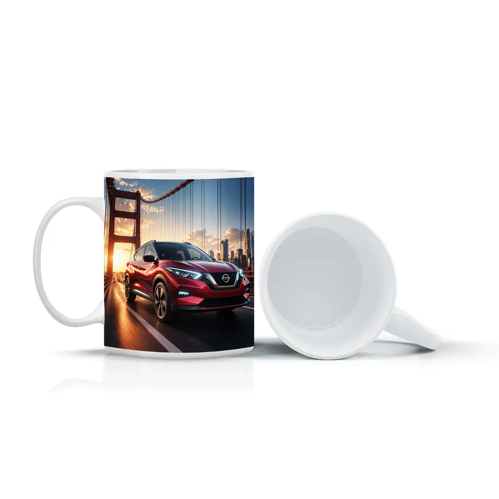 Nissan Kicks Red SUV Bridge City – Mugs