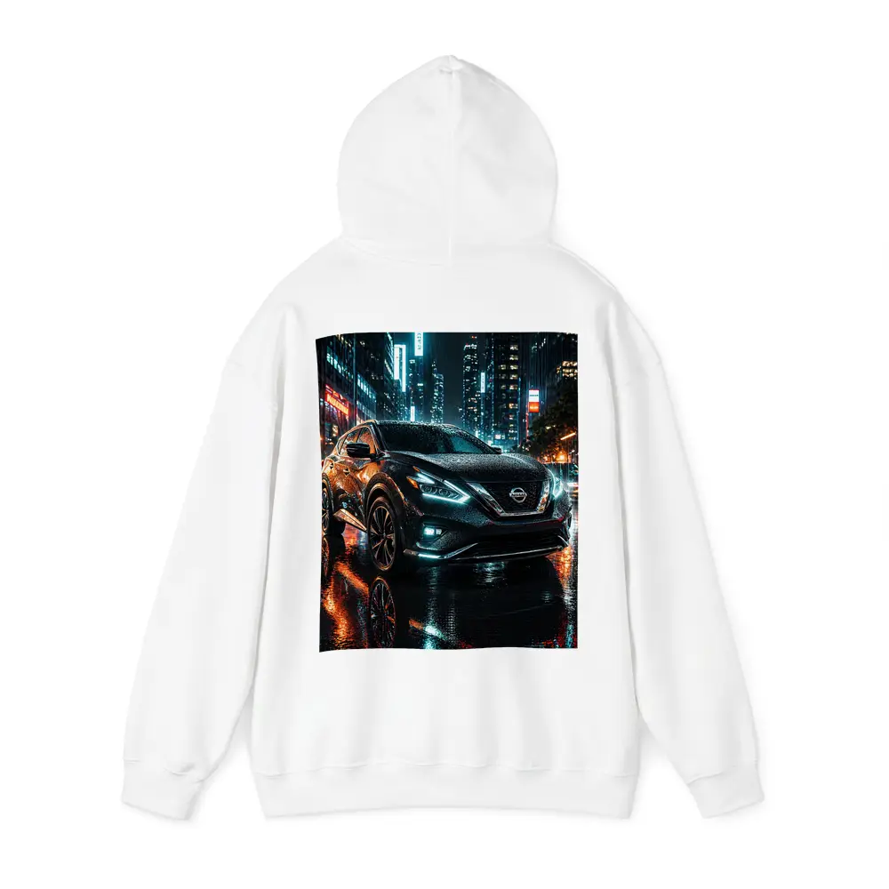 Nissan Murano Black Rainy City Night – Hoodies