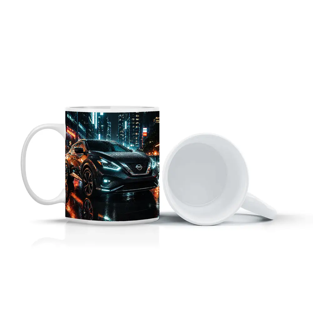 Nissan Murano Black Rainy City Night – Mugs
