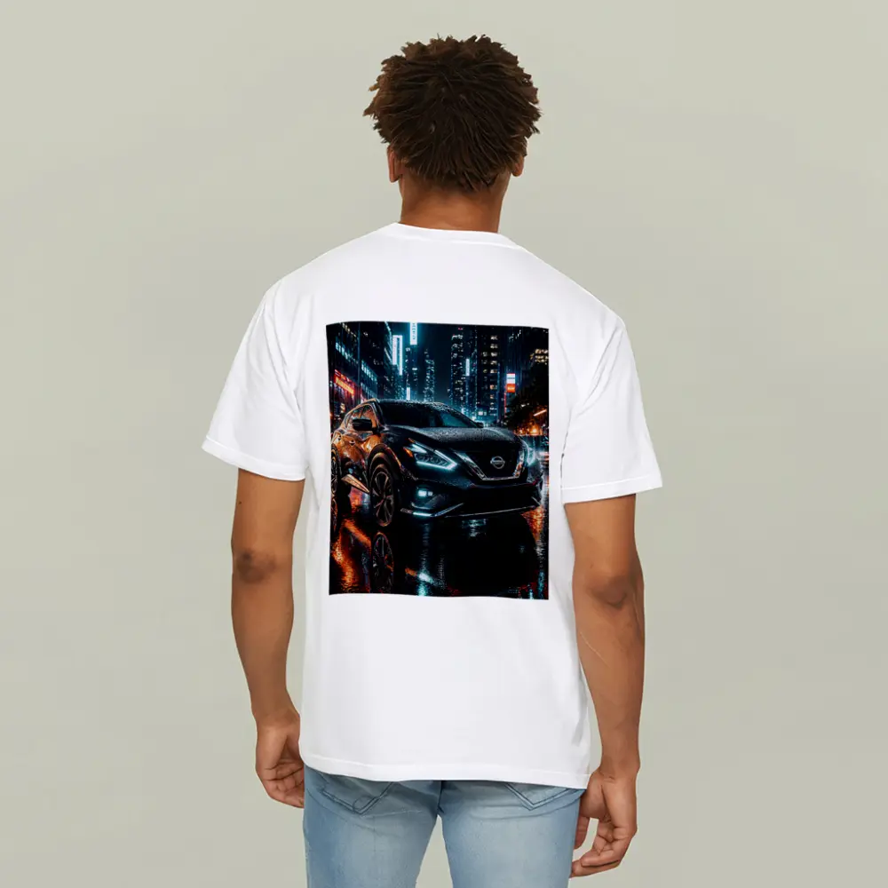 Nissan Murano Black Rainy City Night – T-Shirts