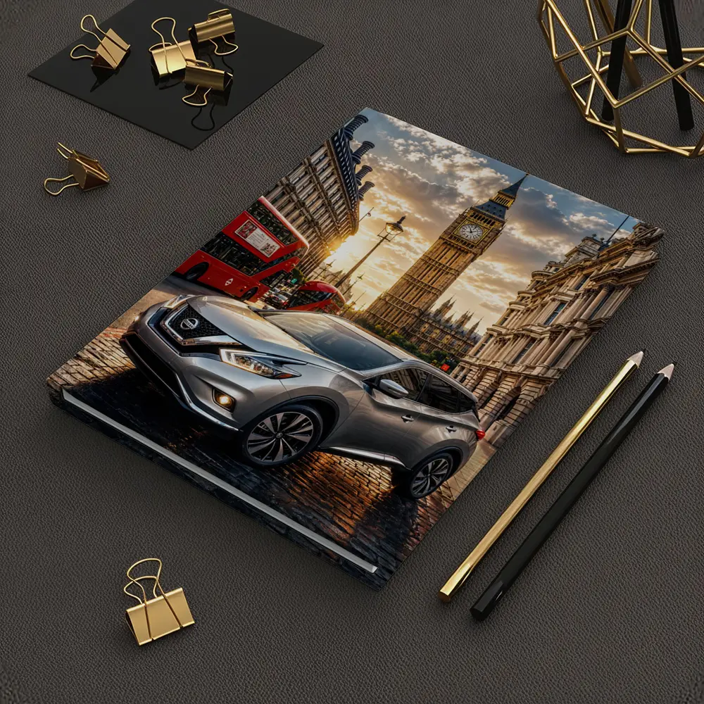 Nissan Murano Silver SUV London Big Ben – Notebooks