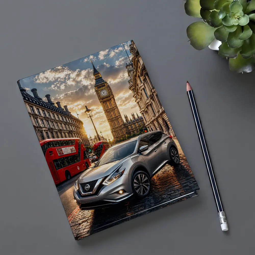 Nissan Murano Silver SUV London Big Ben – Notebooks
