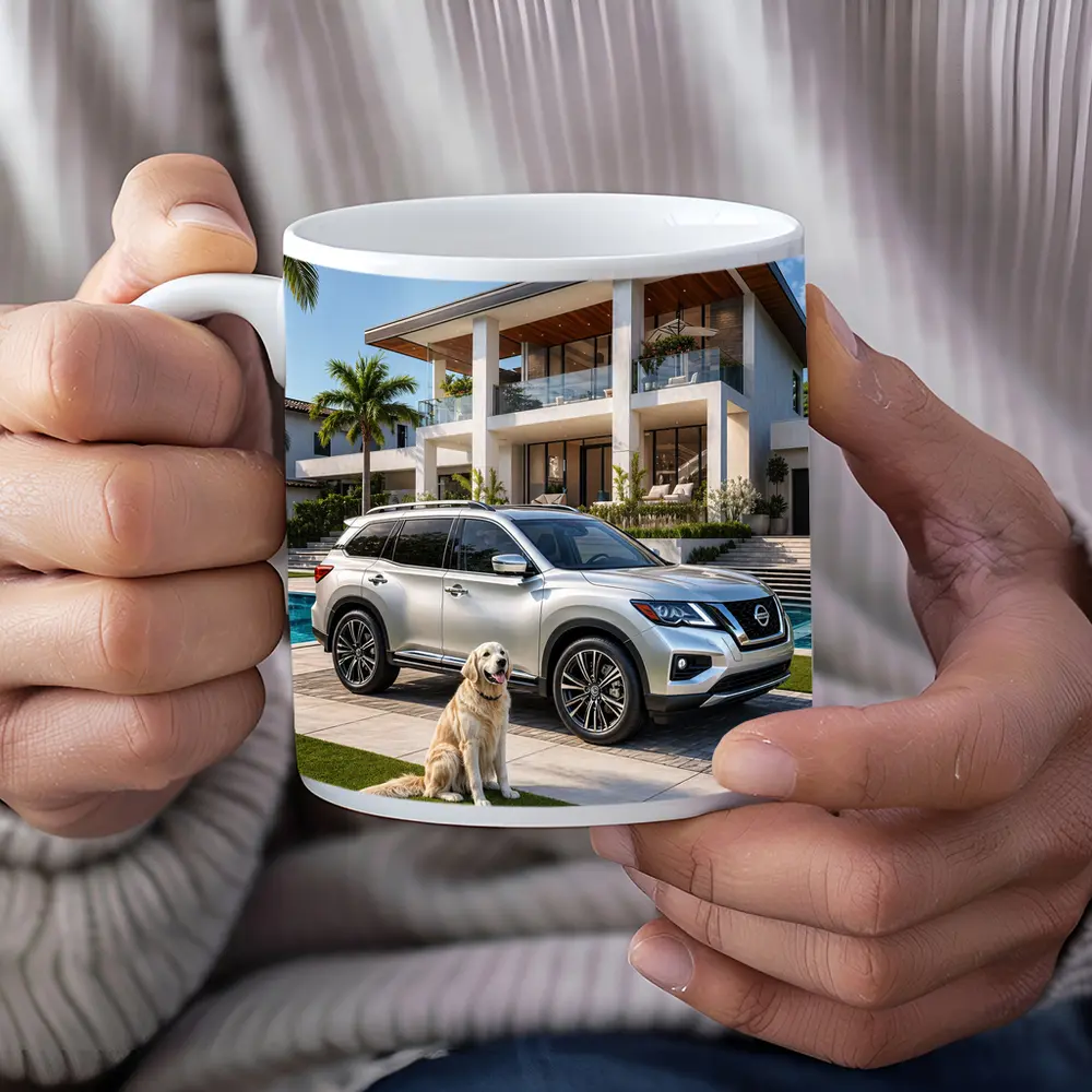 Nissan Pathfinder Golden Retriever Luxury Home – Mugs