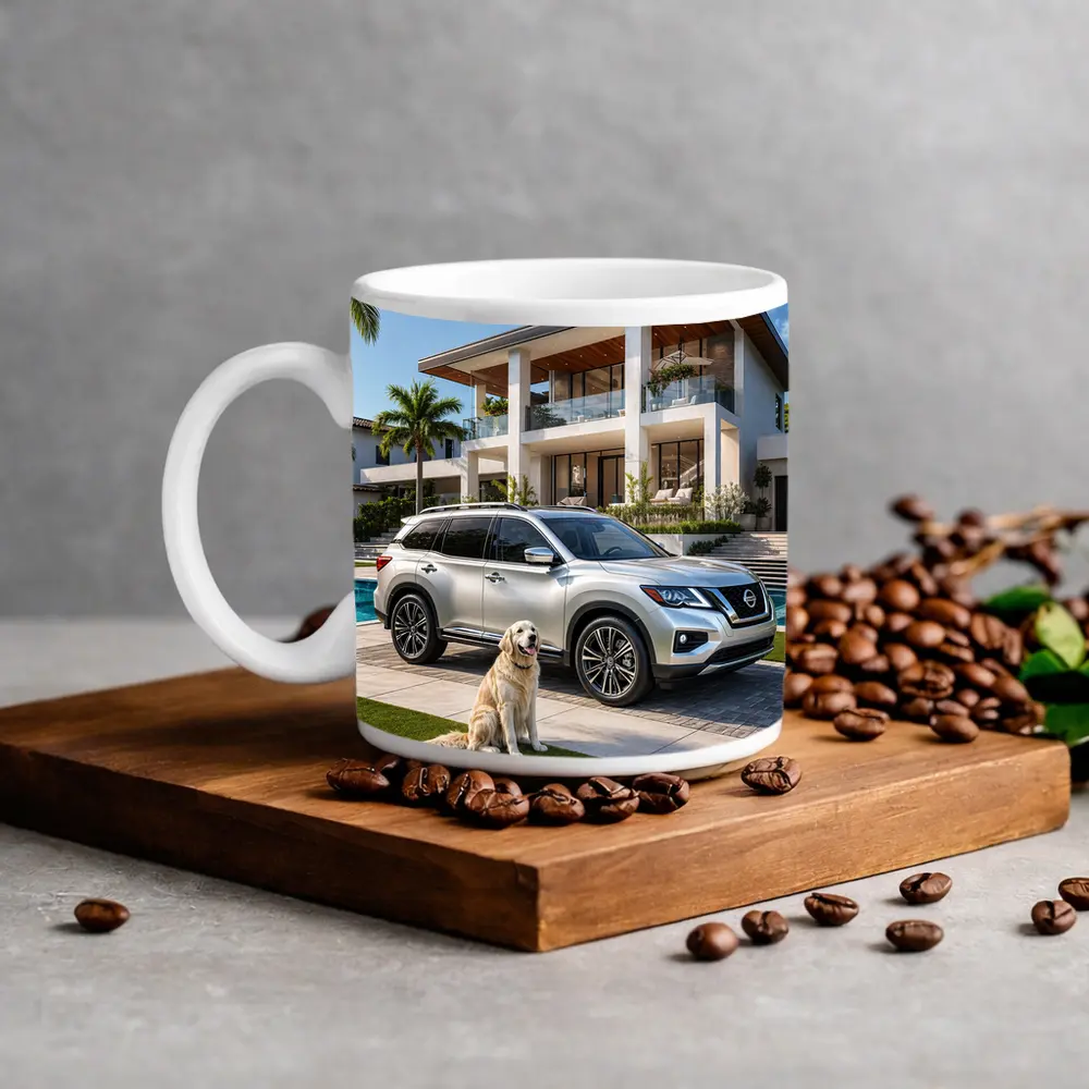 Nissan Pathfinder Golden Retriever Luxury Home – Mugs