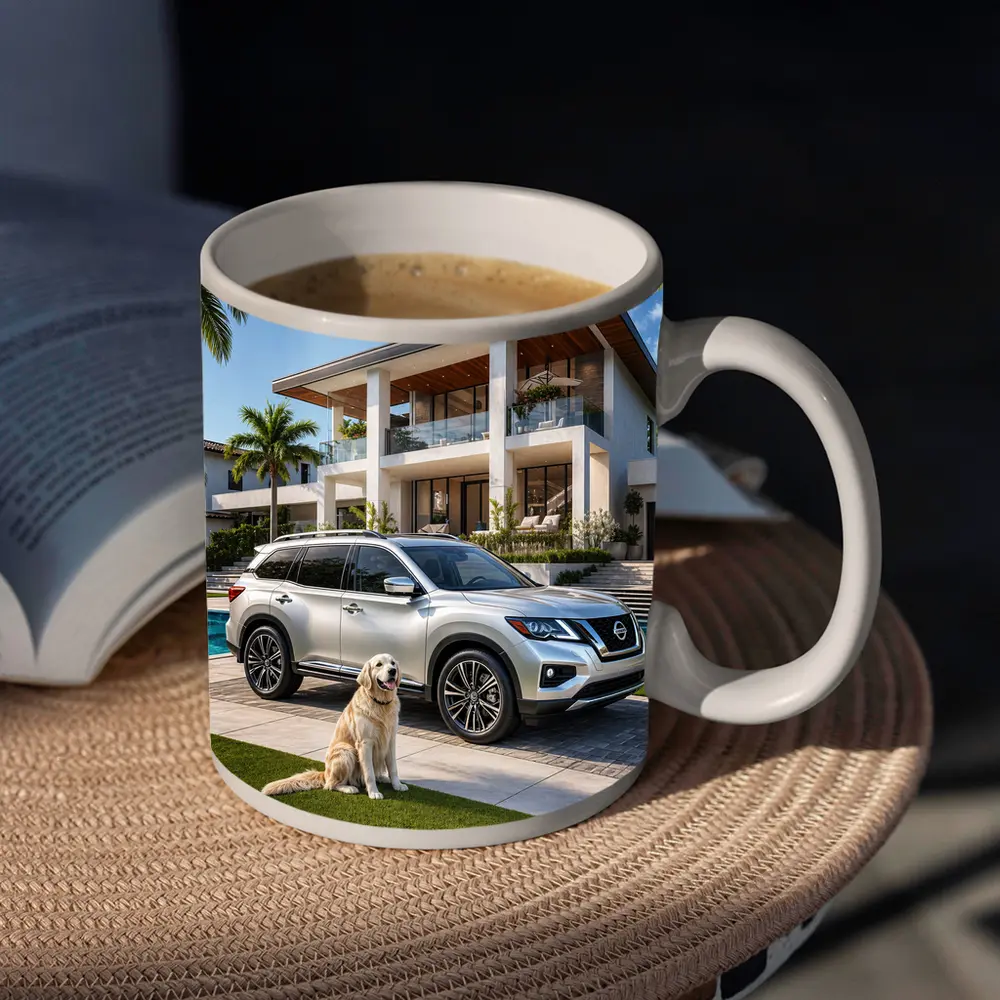 Nissan Pathfinder Golden Retriever Luxury Home – Mugs